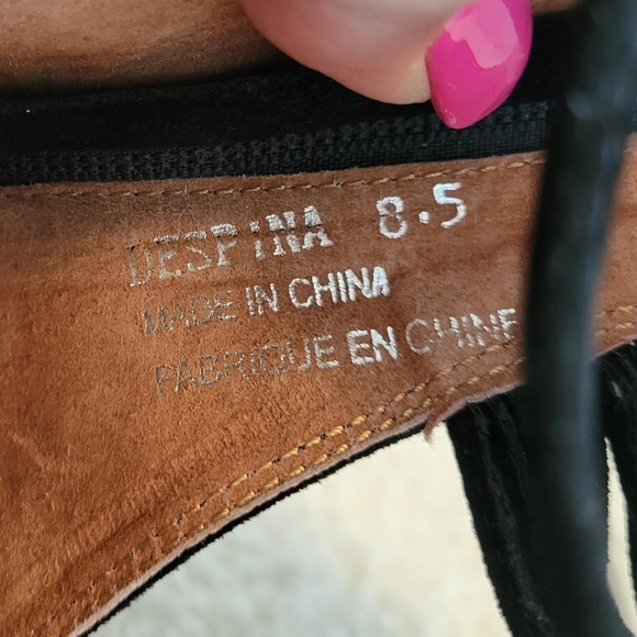 Jeffrey Campbell Despina Strappy Sandal Heel Shoes Black Size 8.5 - Picture 10 of 10